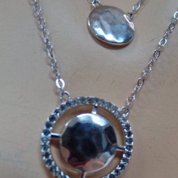 Judith Jack 9.25 Sterling Silver Multi Strand Necklace Adj 18" NWOT - Picture 2 of 12